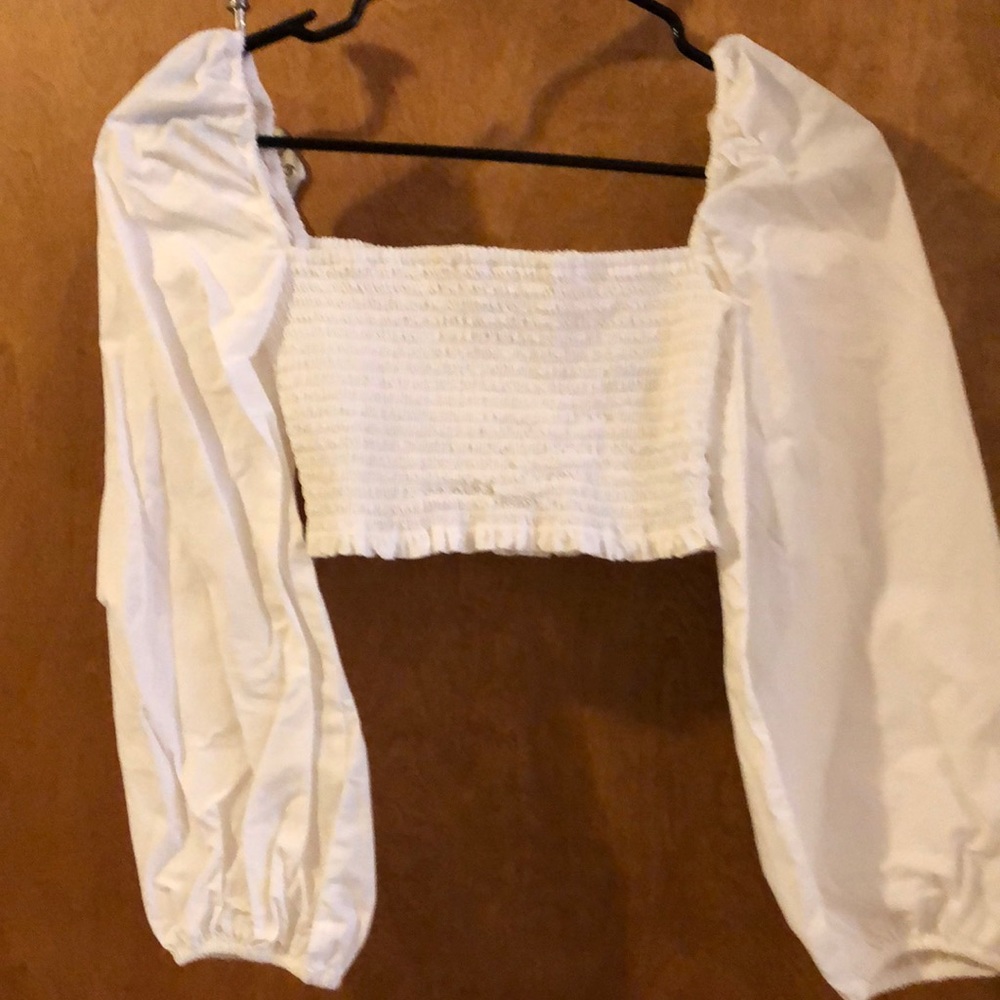 Long sleeved tube top